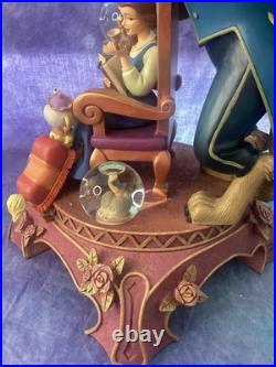 DEFECTIVE 10th Anniversary Beauty The Beast Figurine Statue W Mini Snow G3D
