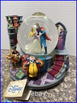 DEFECTIVE Disney Sleeping Beauty Prince Philip dancing Snow Globe Beaut G3D