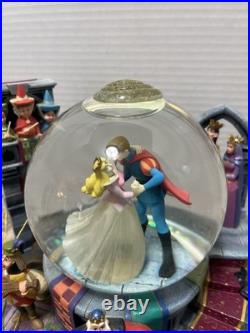 DEFECTIVE Disney Sleeping Beauty Prince Philip dancing Snow Globe Beaut G3D