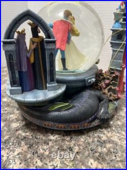 DEFECTIVE Disney Sleeping Beauty Prince Philip dancing Snow Globe Beaut G3D