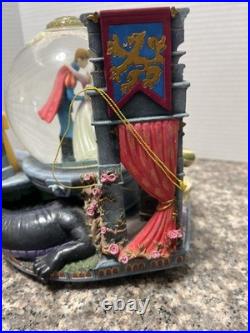 DEFECTIVE Disney Sleeping Beauty Prince Philip dancing Snow Globe Beaut G3D