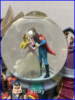 DEFECTIVE Disney Sleeping Beauty Prince Philip dancing Snow Globe Beaut G3D