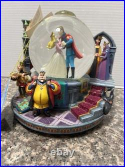 DEFECTIVE Disney Sleeping Beauty Prince Philip dancing Snow Globe Beaut G3D