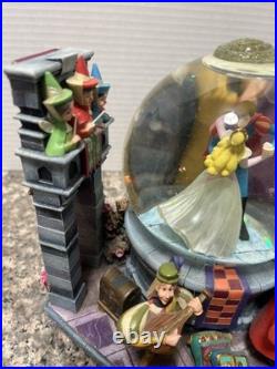 DEFECTIVE Disney Sleeping Beauty Prince Philip dancing Snow Globe Beaut G3D