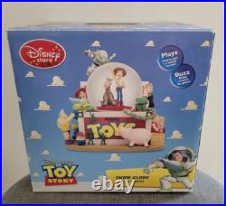 DEFECTIVE Disney Store Toy Story Andys Chest Box Musical Snowglobe Rare G3D