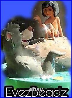 DISNEYS 40 ANNIVERSARY JUNGLE BOOK Snow Globe EvezBeadz Mowgli Baloo COLLECTIBLE