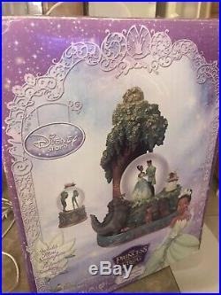 DISNEYS PRINCESS & THE FROG TIANA SNOW GLOBE RARE Mini included