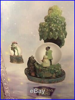 DISNEYS PRINCESS & THE FROG TIANA SNOW GLOBE RARE Mini included