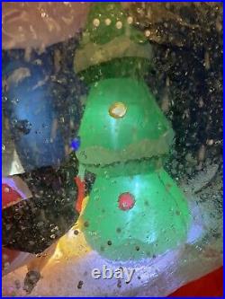 DISNEY 6FT TALL (1.8m) AIRBLOWN INFLATABLE SNOW GLOBE FOR PARTS OR REPAIR RARE