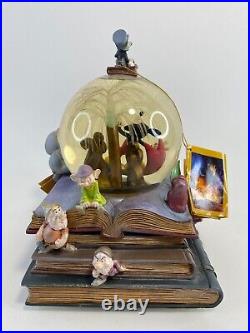 DISNEY 75th Years Of Love & Laughter Snow Globe Jiminy Mickey Ariel Dumbo 3 Pcs