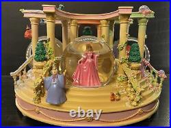 DISNEY Aurora Ariel Belle and Cinderella Musical snowglobe, A dream is a wish
