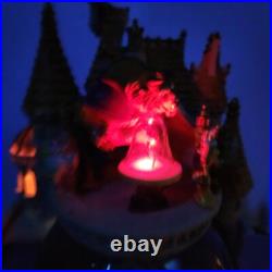 DISNEY BEAUTY and THE BEAST MUSICAL VILLAGE CASTLE SNOW GLOBE New in Box withTag