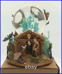 DISNEY HAUNTED MANSION Grim Grinning Ghost Music Box Snow Globe READ INFO DISNEY HAUNTED MANSION Grim Grinning Ghost Music Box Snow Globe READ INFO