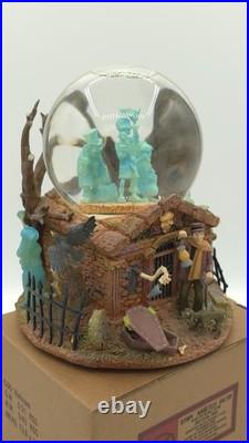 DISNEY HAUNTED MANSION Grim Grinning Ghost Music Box Snow Globe READ INFO DISNEY HAUNTED MANSION Grim Grinning Ghost Music Box Snow Globe READ INFO