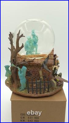DISNEY HAUNTED MANSION Grim Grinning Ghost Music Box Snow Globe READ INFO DISNEY HAUNTED MANSION Grim Grinning Ghost Music Box Snow Globe READ INFO