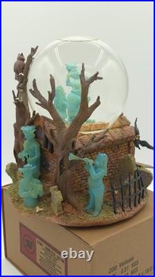 DISNEY HAUNTED MANSION Grim Grinning Ghost Music Box Snow Globe READ INFO DISNEY HAUNTED MANSION Grim Grinning Ghost Music Box Snow Globe READ INFO