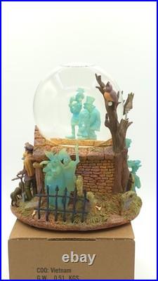 DISNEY HAUNTED MANSION Grim Grinning Ghost Music Box Snow Globe READ INFO DISNEY HAUNTED MANSION Grim Grinning Ghost Music Box Snow Globe READ INFO