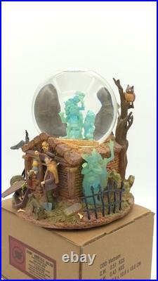 DISNEY HAUNTED MANSION Grim Grinning Ghost Music Box Snow Globe READ INFO DISNEY HAUNTED MANSION Grim Grinning Ghost Music Box Snow Globe READ INFO