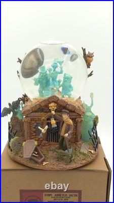 DISNEY HAUNTED MANSION Grim Grinning Ghost Music Box Snow Globe READ INFO DISNEY HAUNTED MANSION Grim Grinning Ghost Music Box Snow Globe READ INFO
