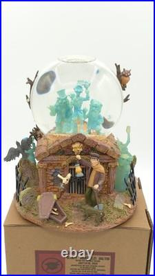 DISNEY HAUNTED MANSION Grim Grinning Ghost Music Box Snow Globe READ INFO DISNEY HAUNTED MANSION Grim Grinning Ghost Music Box Snow Globe READ INFO