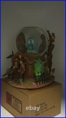DISNEY HAUNTED MANSION Grim Grinning Ghost Music Box Snow Globe READ INFO DISNEY HAUNTED MANSION Grim Grinning Ghost Music Box Snow Globe READ INFO