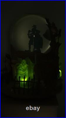 DISNEY HAUNTED MANSION Grim Grinning Ghost Music Box Snow Globe READ INFO DISNEY HAUNTED MANSION Grim Grinning Ghost Music Box Snow Globe READ INFO