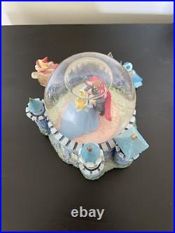 DISNEY Musical Snow Globe Sleeping Beauty Once Upon The Dream Fairy Castle