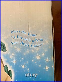 DISNEY STORE EXCLUSIVE CINDERELLA MUSICAL SNOW GLOBE With ORIGINAL BOX & PADDING