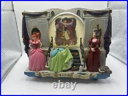 Damaged! DISNEY'S CINDERELLA Double-sided Snow Globe Music Box Look At Photos