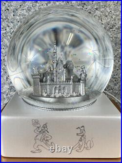 Disney100th AnniversarySleeping Beauty CastleSnow Globe NIB