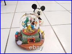 Disney 100 Years Magic Snow Globe There's A Great Big Beautiful Tomorrow Mickey