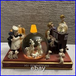 Disney 101 Dalmatians Family Time Musical Lights Snow Globe CRUELLA DE VIL READ