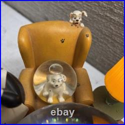 Disney 101 Dalmatians Family Time Musical Lights Snow Globe CRUELLA DE VIL READ