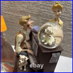 Disney 101 Dalmatians Family Time Musical Lights Snow Globe CRUELLA DE VIL READ