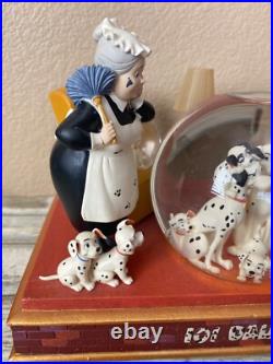 Disney 101 Dalmatians Family Time Musical Snow Globe Plays Cruella De Vil