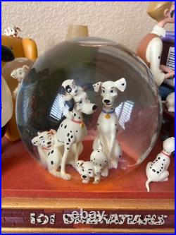 Disney 101 Dalmatians Family Time Musical Snow Globe Plays Cruella De Vil