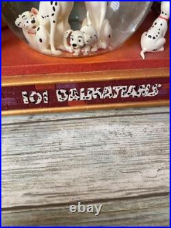 Disney 101 Dalmatians Family Time Musical Snow Globe Plays Cruella De Vil