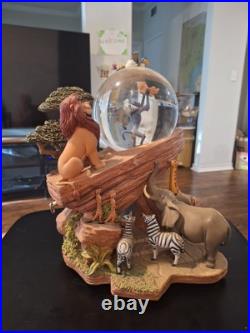 Disney 1994 Lion King Musical Snow Globe Circle Of Life Disney 1994 Lion King Musical Snow Globe Circle Of Life