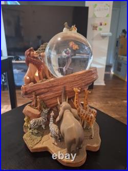 Disney 1994 Lion King Musical Snow Globe Circle Of Life Disney 1994 Lion King Musical Snow Globe Circle Of Life