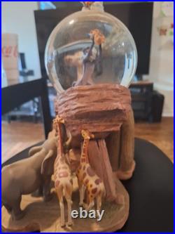 Disney 1994 Lion King Musical Snow Globe Circle Of Life Disney 1994 Lion King Musical Snow Globe Circle Of Life