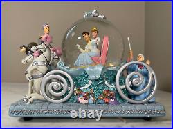 Disney 20+ Yr Old Musical Motorized Snow Globe ft. Cinderella & Prince Charming