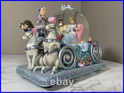 Disney 20+ Yr Old Musical Motorized Snow Globe ft. Cinderella & Prince Charming