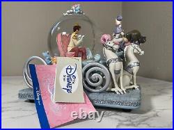 Disney 20+ Yr Old Musical Motorized Snow Globe ft. Cinderella & Prince Charming