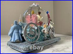 Disney 20+ Yr Old Musical Motorized Snow Globe ft. Cinderella & Prince Charming