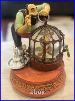 Disney 21103 Pinocchio In Cage Stromboli 8 Snow Globe Jiminy Cricket Toyland