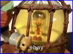 Disney 21103 Pinocchio In Cage Stromboli 8 Snow Globe Jiminy Cricket Toyland