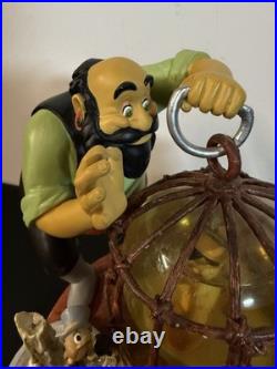 Disney 21103 Pinocchio In Cage Stromboli 8 Snow Globe Jiminy Cricket Toyland