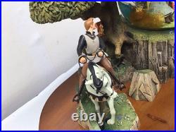 Disney 26755 Sleeping Beauty And Prince Wood Base Snow Globe Once Upon A Dream