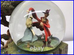 Disney 26755 Sleeping Beauty And Prince Wood Base Snow Globe Once Upon A Dream