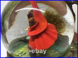 Disney 26755 Sleeping Beauty And Prince Wood Base Snow Globe Once Upon A Dream